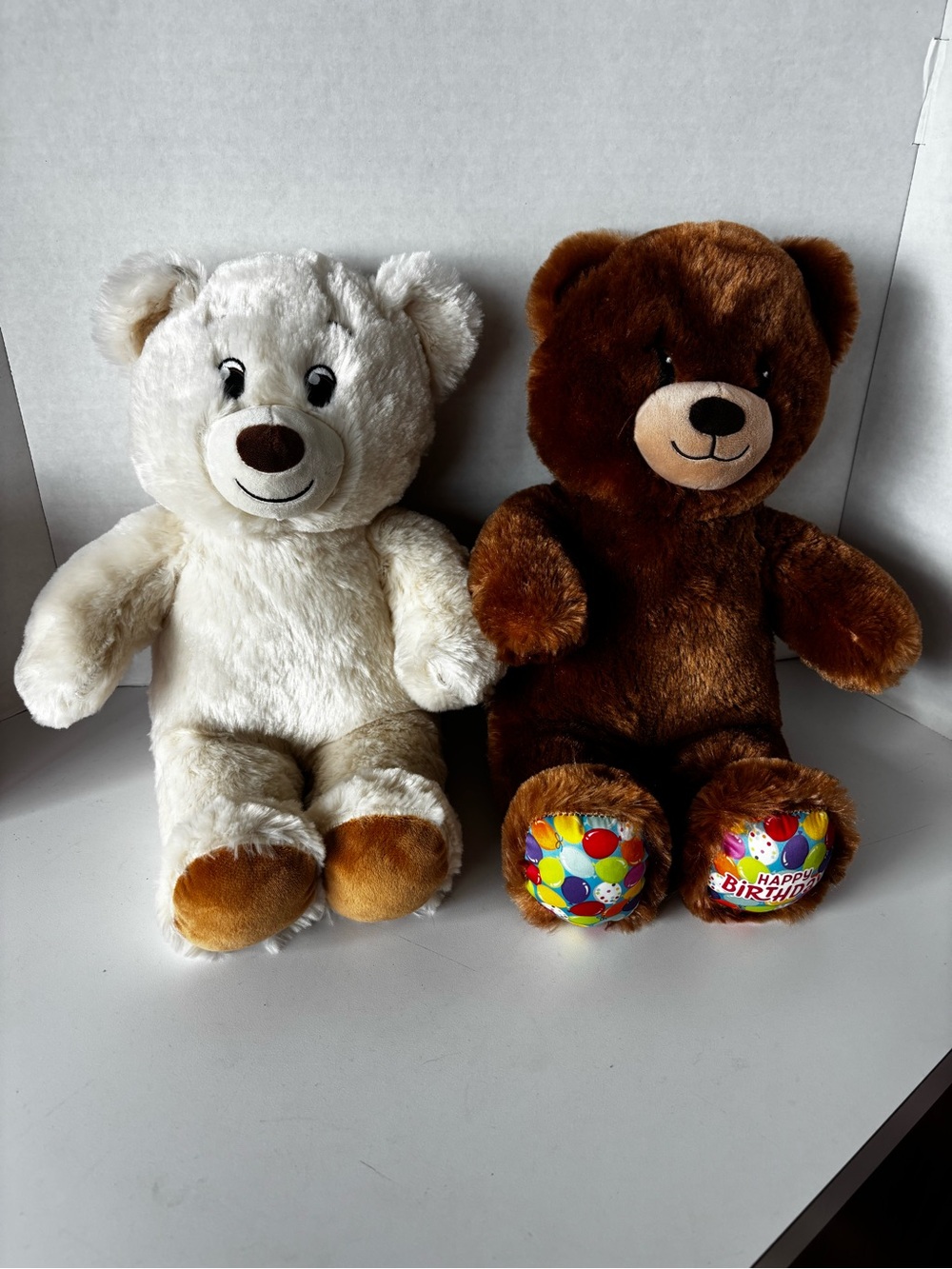 Two Build A Bears in Excellent Condition Birthday/Lil Pudding Cub